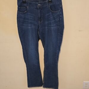 Riders by Lee Women's Dark Blue Bootcut Stretch Jeans